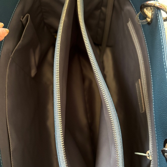 Chanel Blue Grand Shopping Quilted Leather Tote Bag - Picture 7 of 13